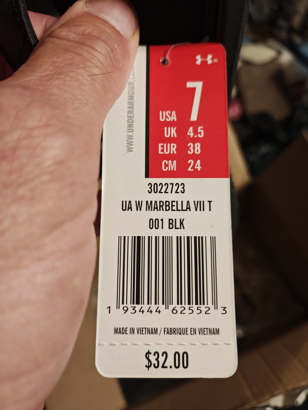 Under Armour Black Women's Marbella VII T Slide Sandal - Size 7